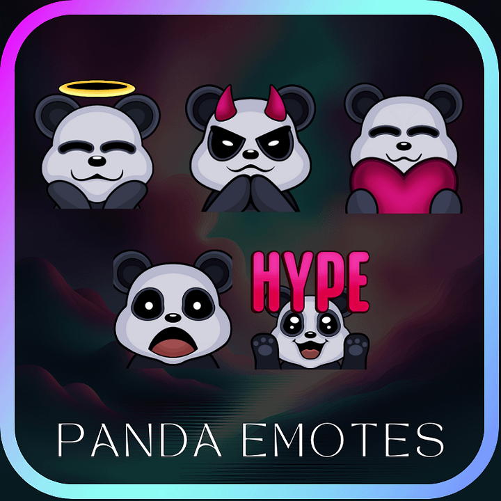 Panda Emotes product image (1)