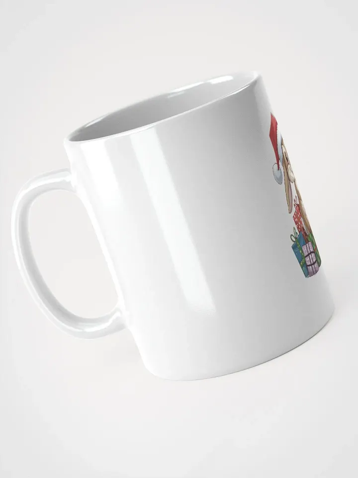 Santa Bunny White Glossy Mug product image (2)