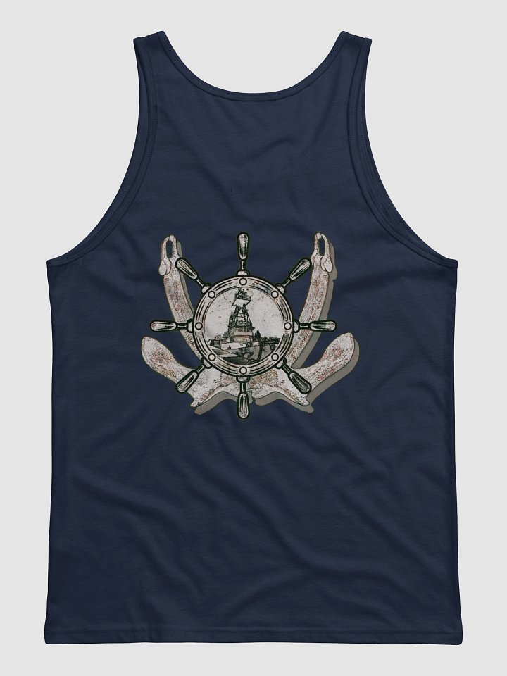 2 Anchor - Ship Wheel & Tug CE – Coastal Workwear | Twin Anchor Apparel PNW Mooring Line Tank product image (1)