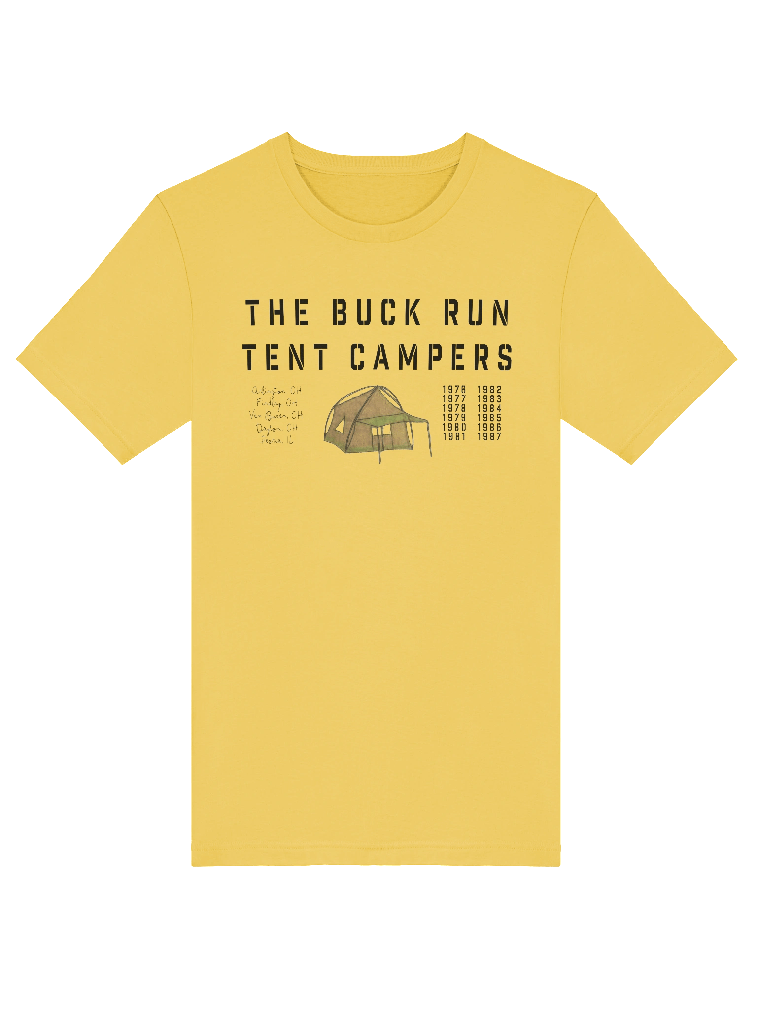 Buck Run Tent Campers T-Shirt product image (5)