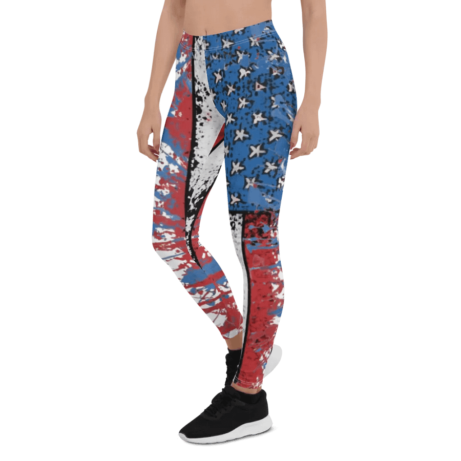 Distressed Stars & Stripes Leggings product image (6)