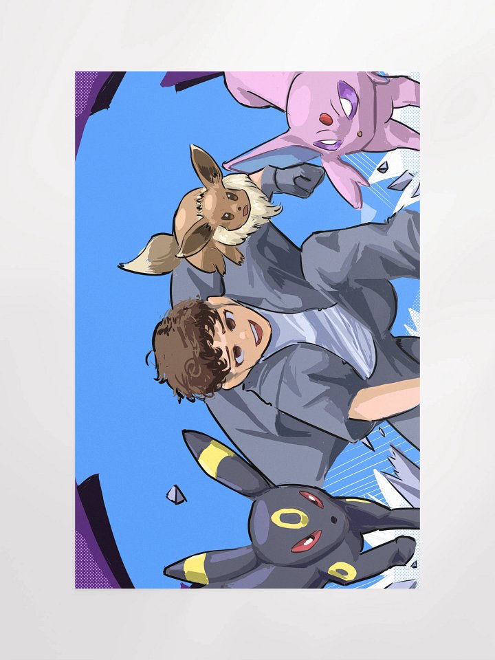 Eevee Grove (Espeon Umbreon) Poster product image (2)