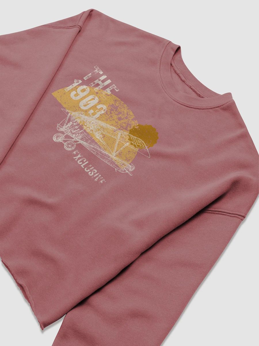 Ladies Cropped Bi Plane Sweatshirt product image (21)
