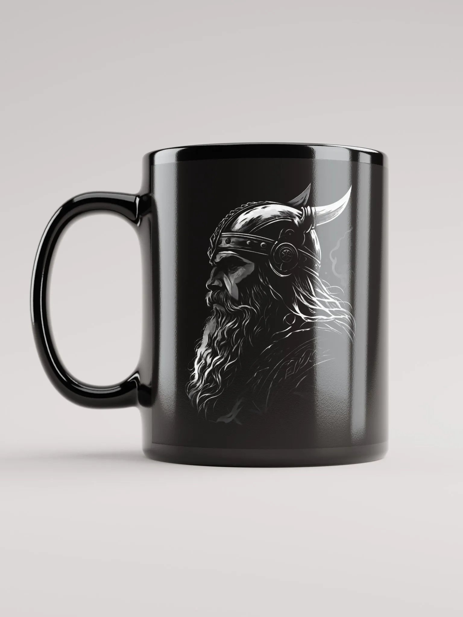 Black Glossy Mug - Viking product image (12)