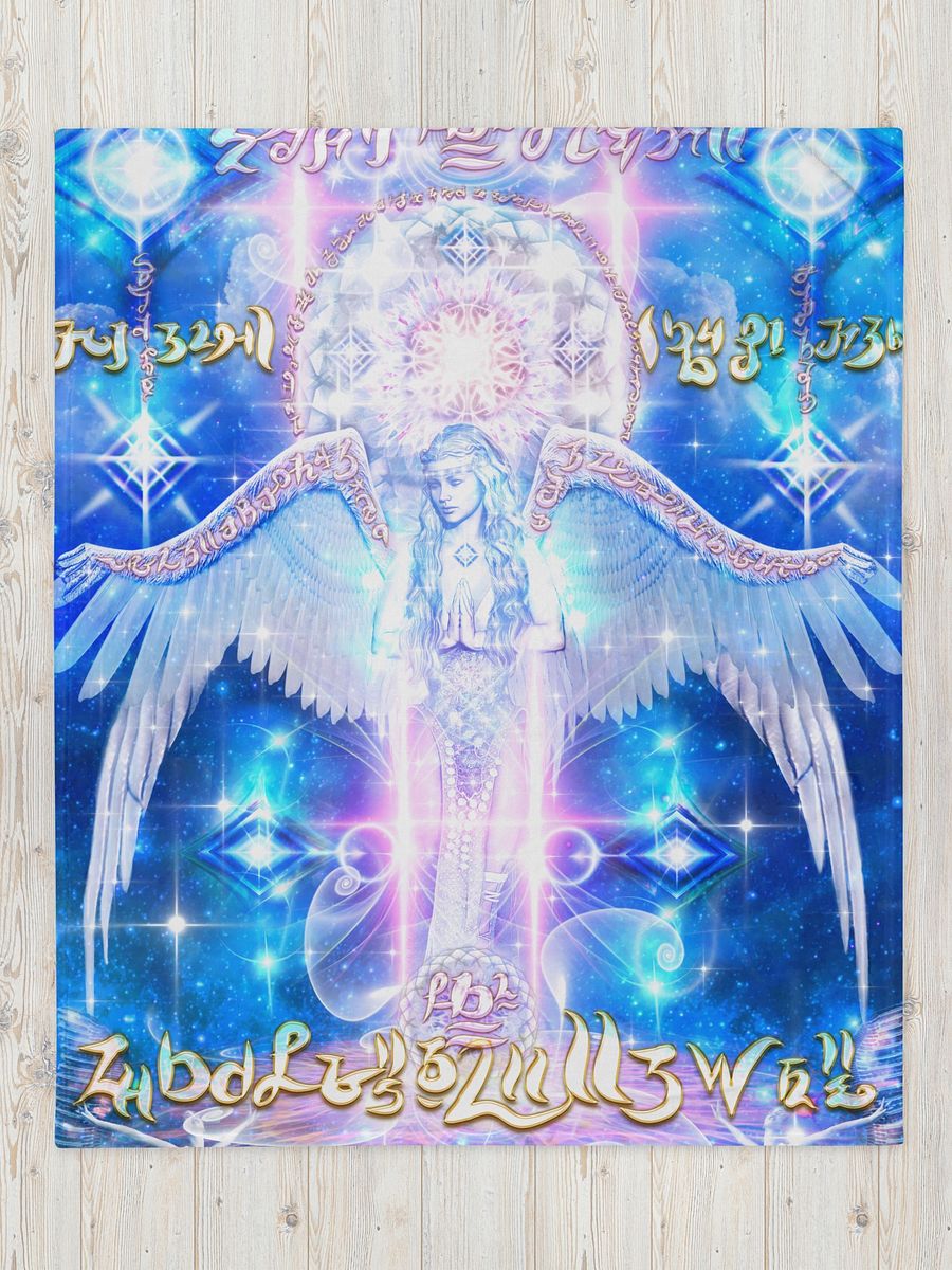 Angelic Diamond Light Light-Tech Fleece Blanket product image (4)