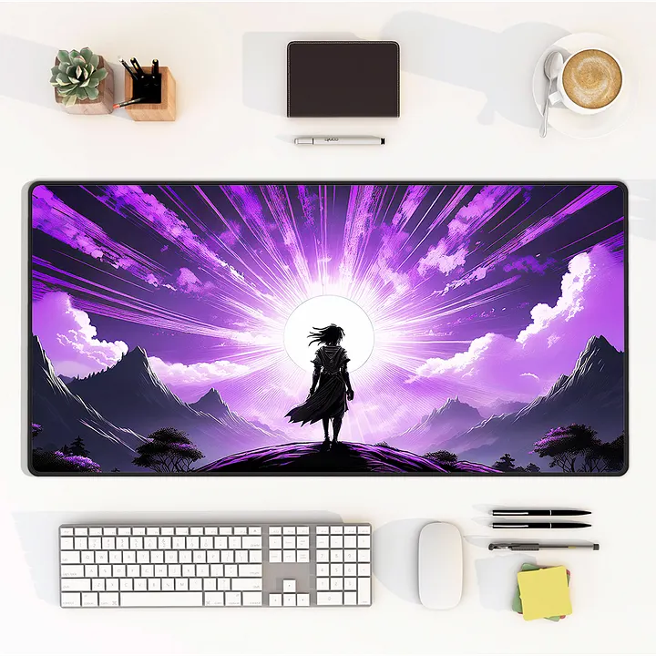 Amethyst Dawn Large Desk Mat (15.5 x 31.5) product image (1)