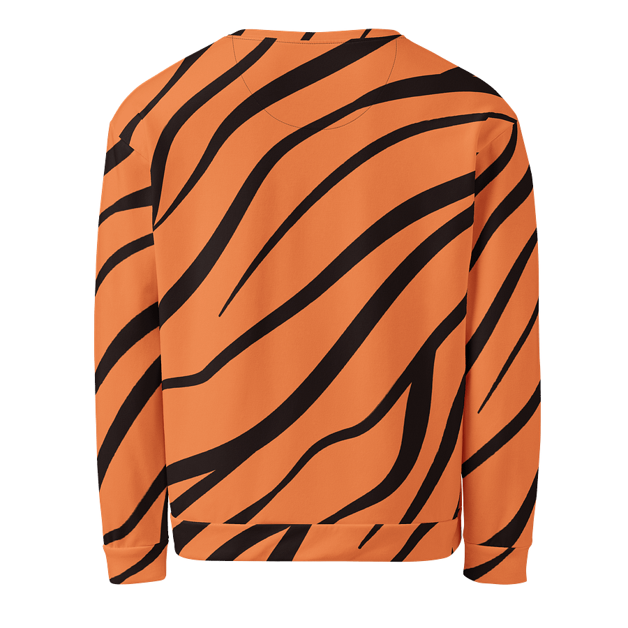 Tiger Animal Print Eco Friendly Unisex Sweatshirt product image (2)