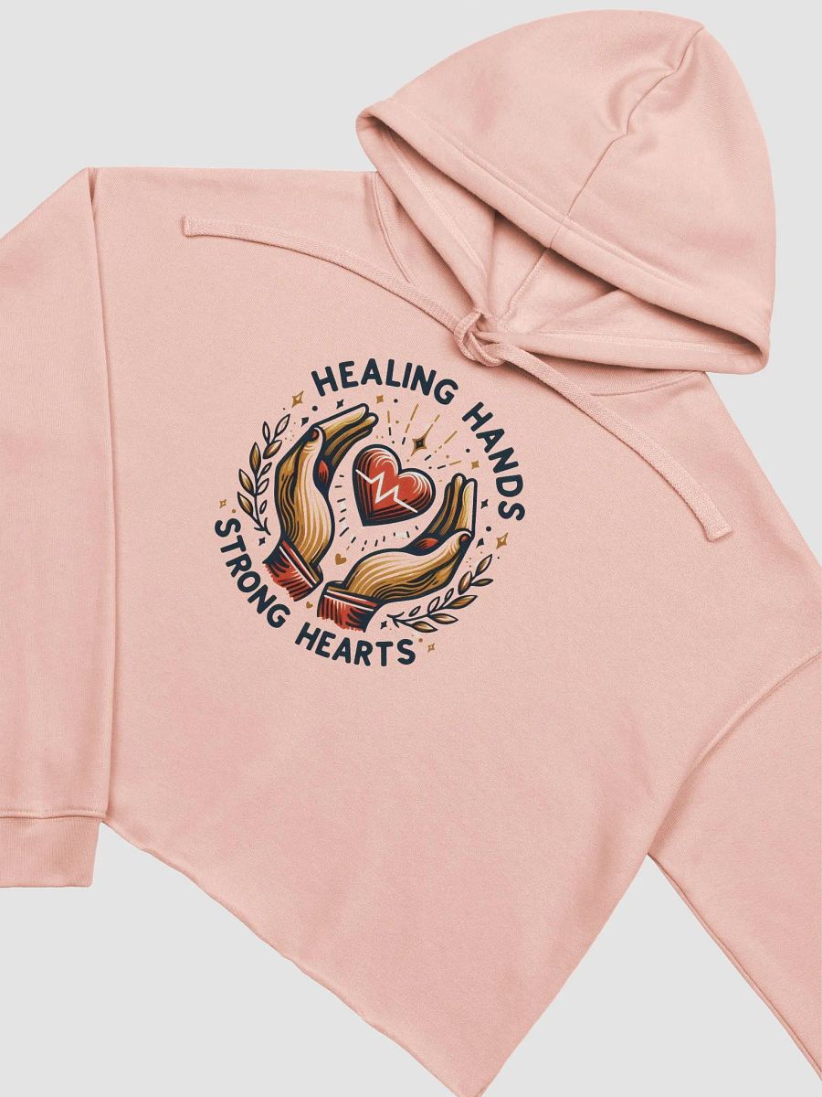 Healthcare workers: Healing Hearts Crop Hoodie product image (5)
