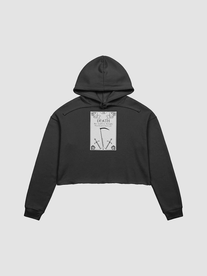 Death Card Crop Hoodie product image (1)