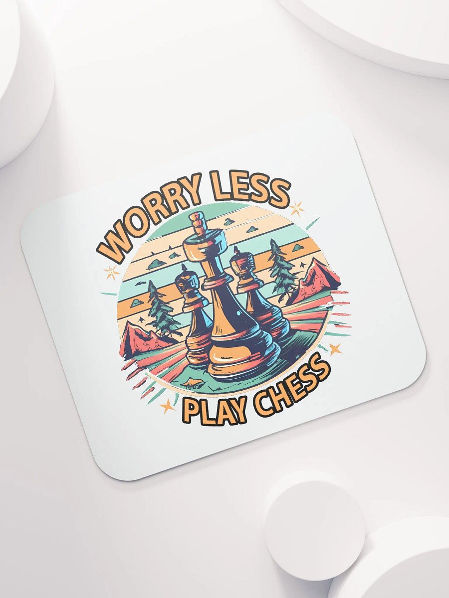 WORRY LESS PLAY CHESS - Classic Mouse Pad product image (7)