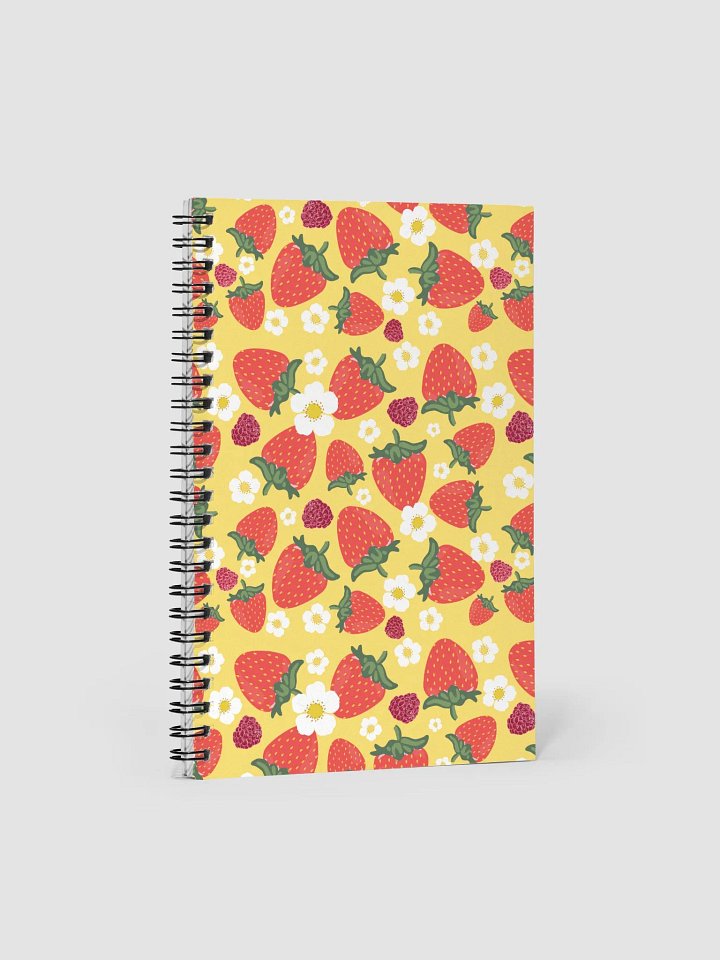 Strawberry Field and Blossom Spiral Notebook product image (1)