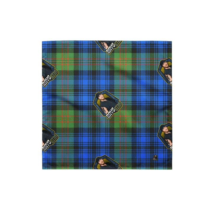 Stylish Stamped Tartan Rays Sim Bandana product image (1)