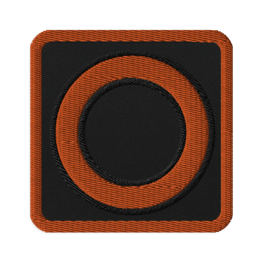 Note Embroidered Patch product image (1)