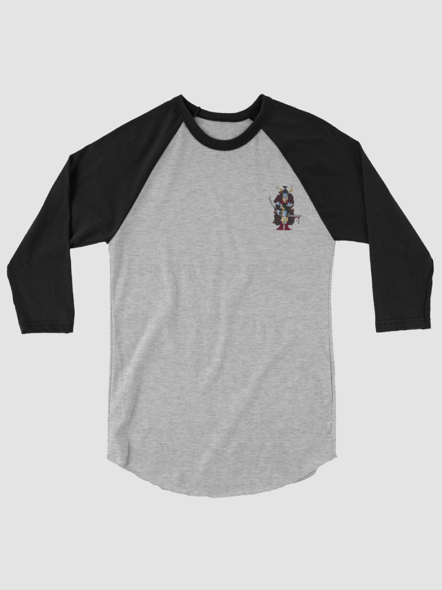 Samurai Unisex 3/4 Sleeve Raglan Shirt product image (1)
