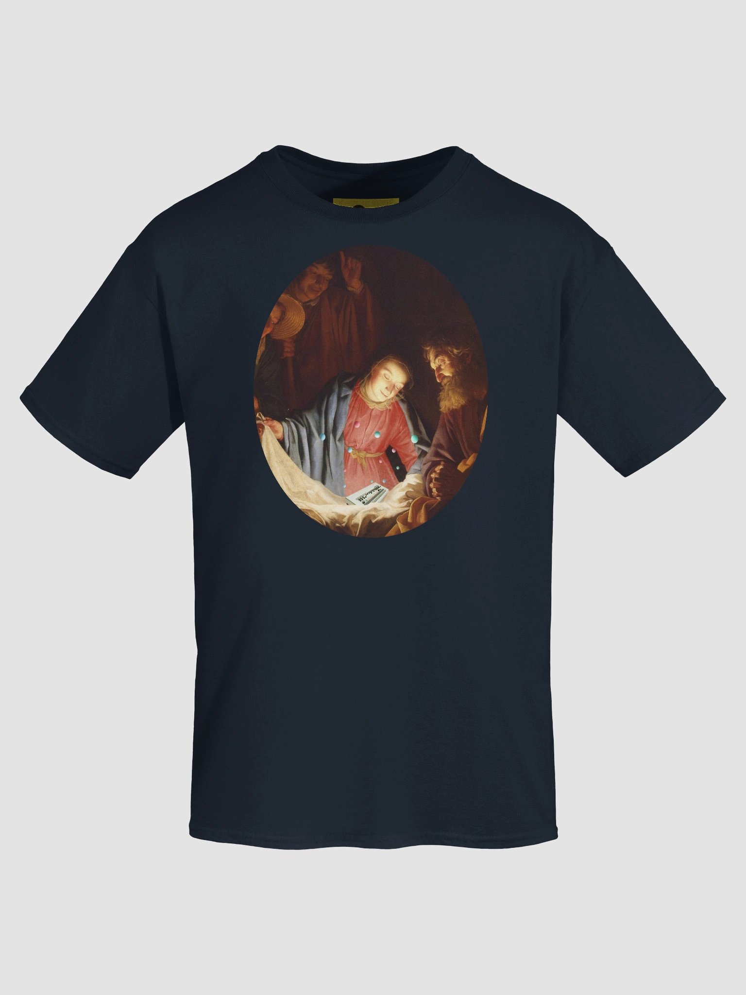 Adoration of the baby 909 by Frank Fonik , Techno EDM Unisex t-shirt product image (7)