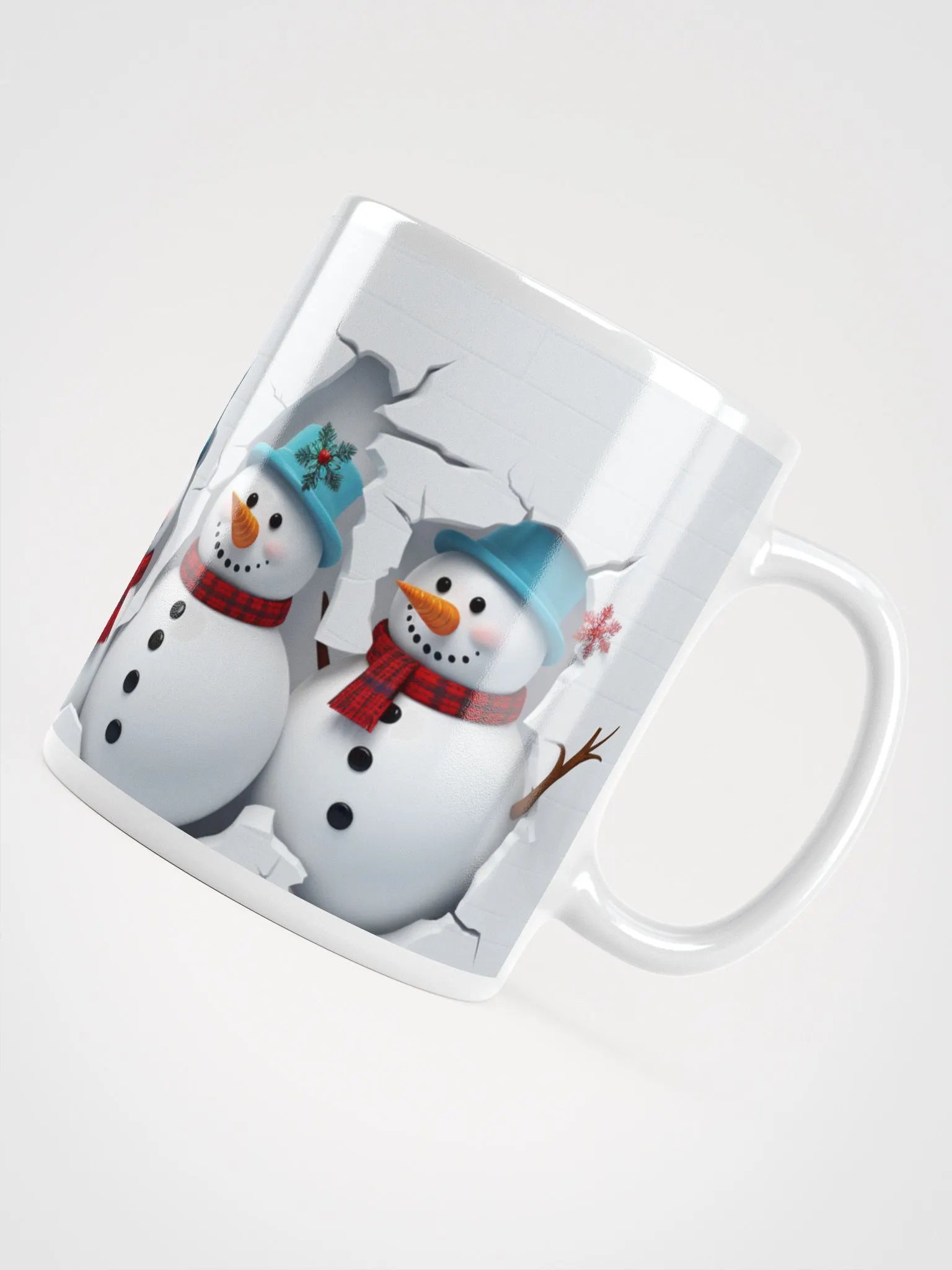 "Frosty's Fashionable Friends" 3D Christmas Mug product image (4)