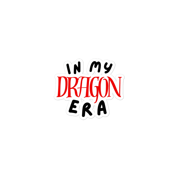 In My Dragon Era Black & Red Magnet product image (1)