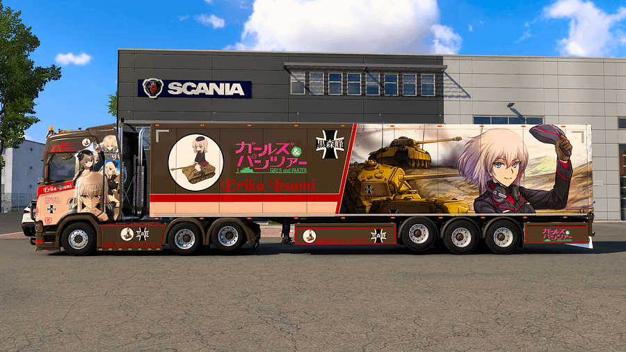 [ETS2] Erika Itsumi - Girls und Panzer [Combo Skin] product image (3)