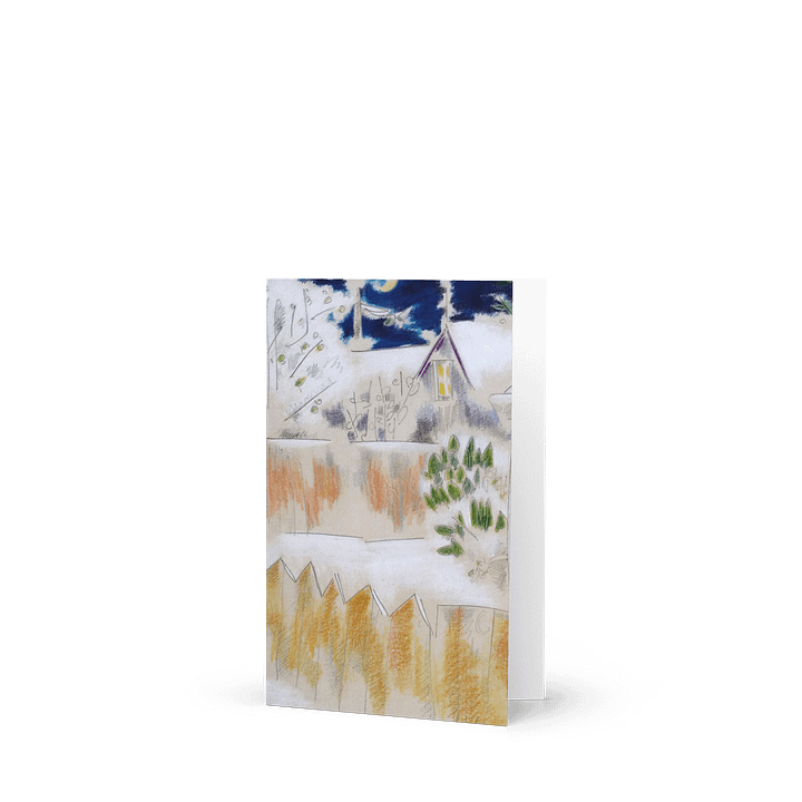 Snowy Fences Holiday Card product image (2)