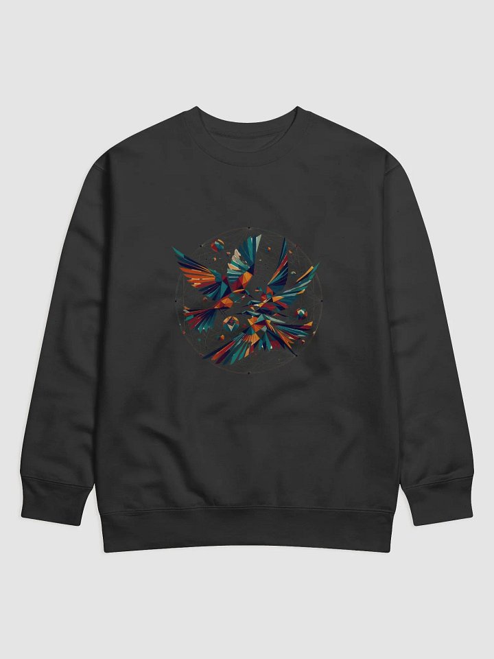 Geometric Avian Harmony Sweatshirt - Geometric Art product image (1)