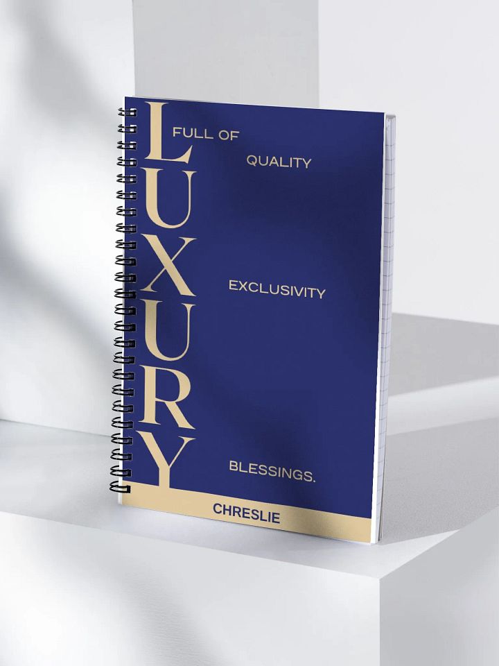 The LUXURY Notebook product image (1)