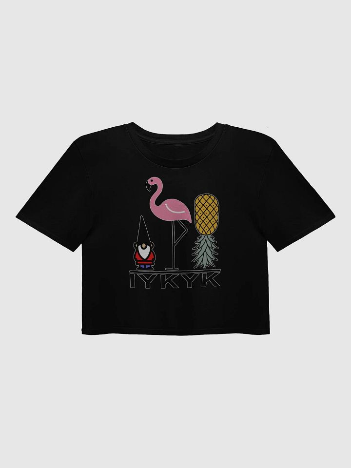 IYKYK Black Crop Top product image (1)