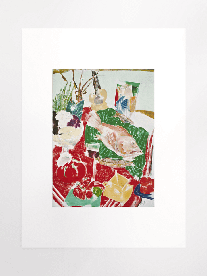 Still Life with Fish #2 1985 print product image (2)