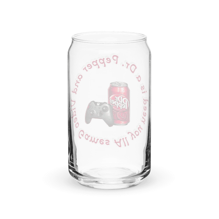 Dr. Pepper & Video Games Glass product image (2)