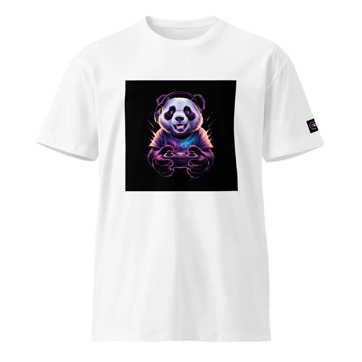 Neon Panda Gamer T-Shirt product image (1)