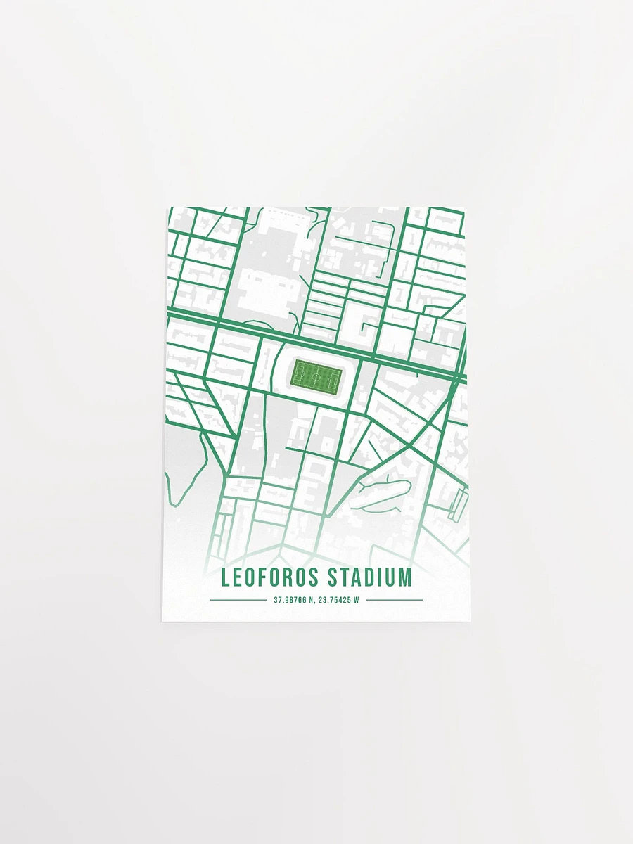 Panathinaikos Stadium Map Design Poster product image (16)