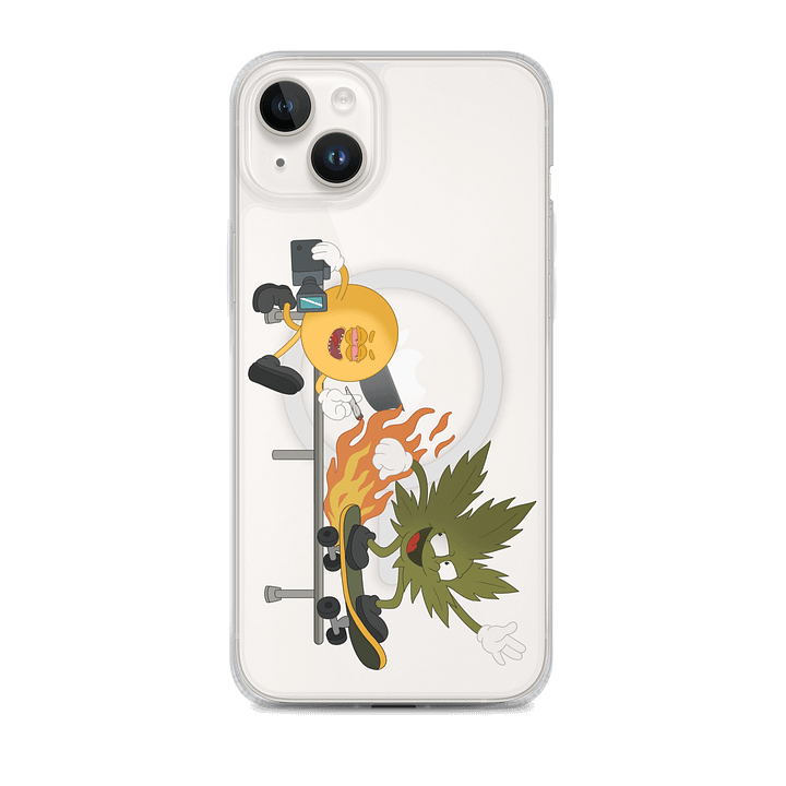 Dab'n'Skate Globby and leafy iphone case product image (1)