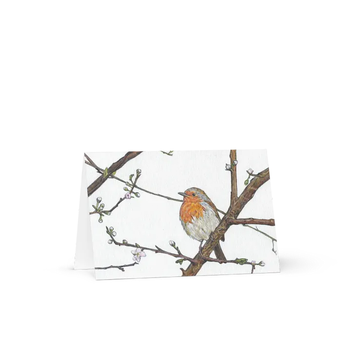 Greetings Card - Robin on Branch product image (1)