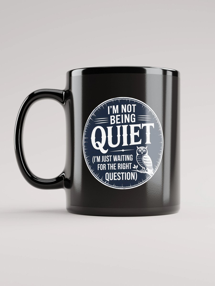 Not Being Quiet Human Design Projector Black Mug product image (6)