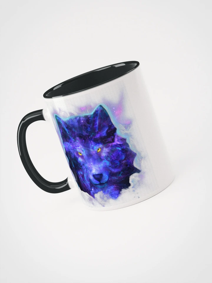 Meji Space Wolf Mascot Black Inside Mug product image (1)