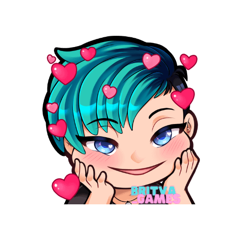 Emote Sticker Sheet 1 (4 stickers) product image (4)