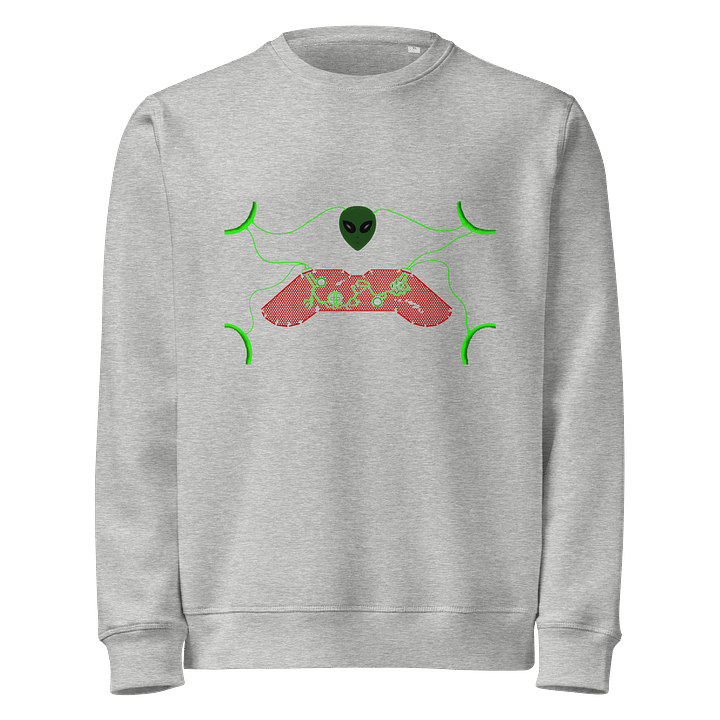 Alien Gamer Graphic Organic Sweatshirt product image (1)