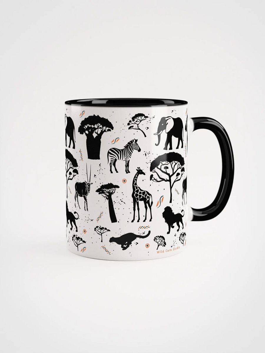 Unique African Wildlife Patterned Ceramic Mug product image (4)
