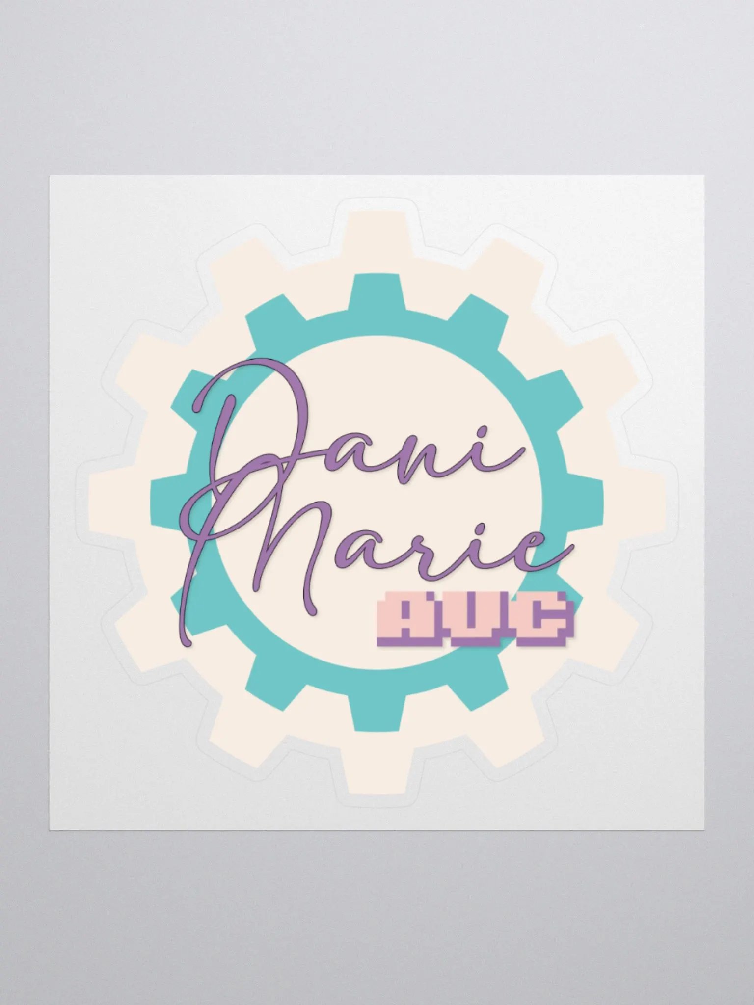DaniMarieAUC Logo Cut Sticker product image (1)