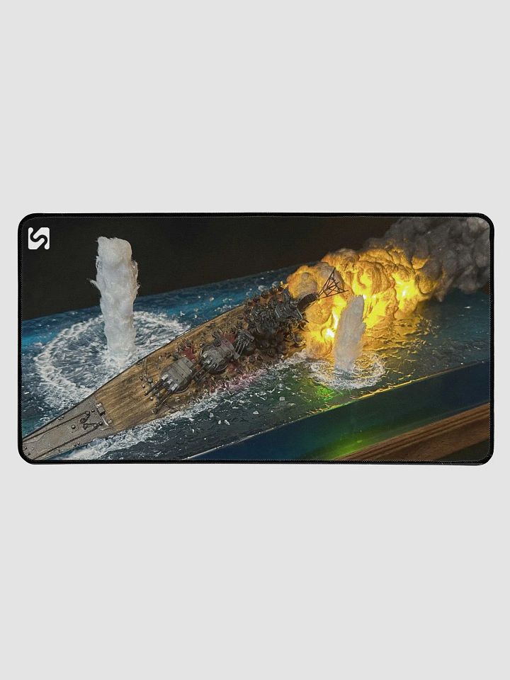 The moment the battleship Yamato was sunk. Table runner. product image (1)