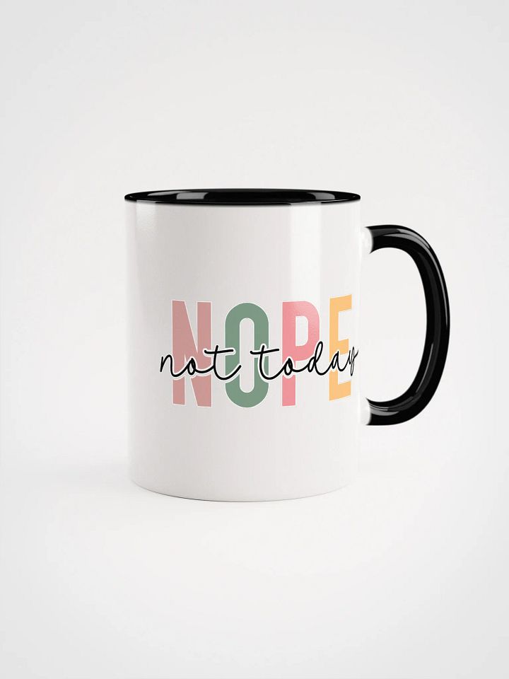 Colorful 'NOPE' Ceramic Mug product image (4)