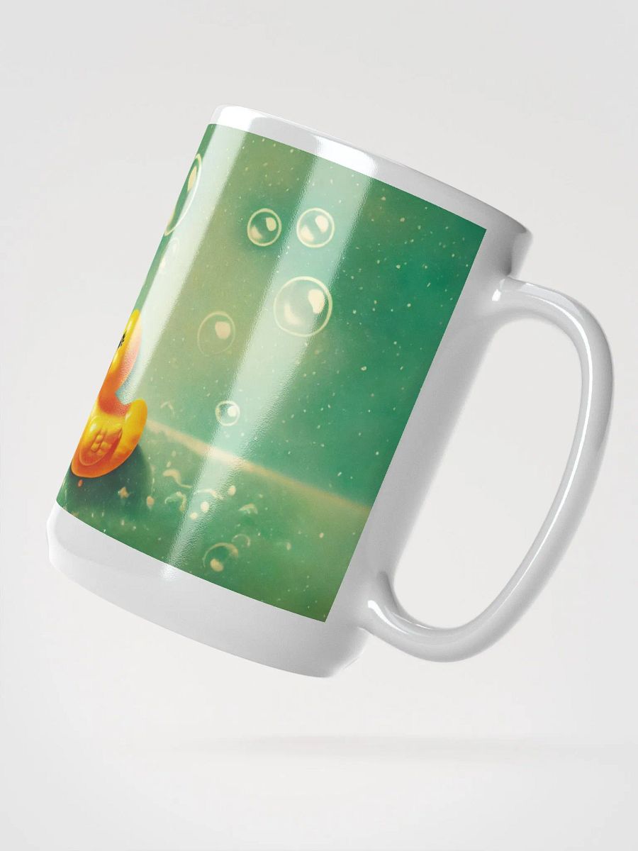 Adorable Ducky Bath 15 oz White Glossy Mug product image (3)