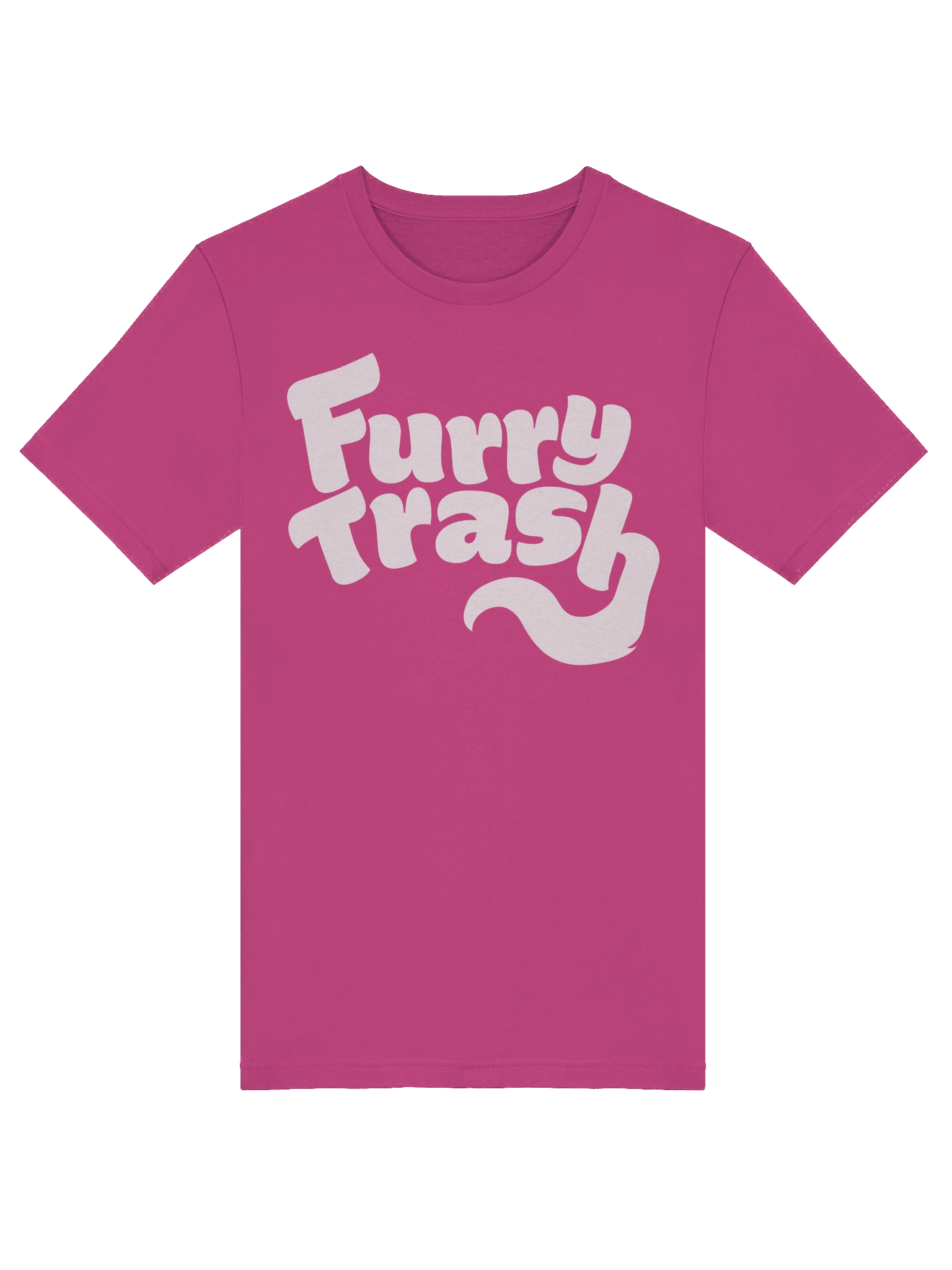 Furry Trash Supersoft Tee - Bubble Logo (White Print) product image (5)