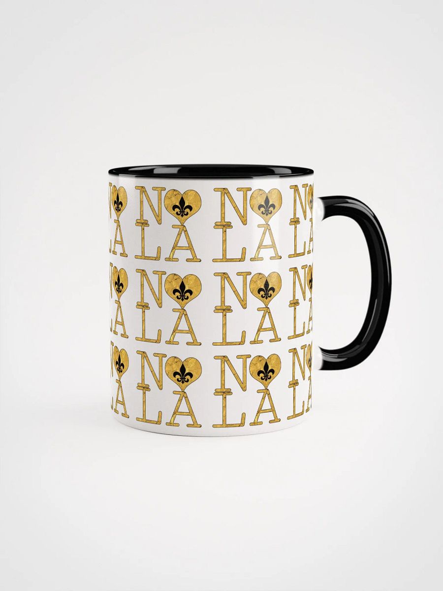 I LOVE NOLA **LEGACY COLOR MUG** (GOLD WRAP FULL OUTLINE + FULL INFINITY) product image (7)
