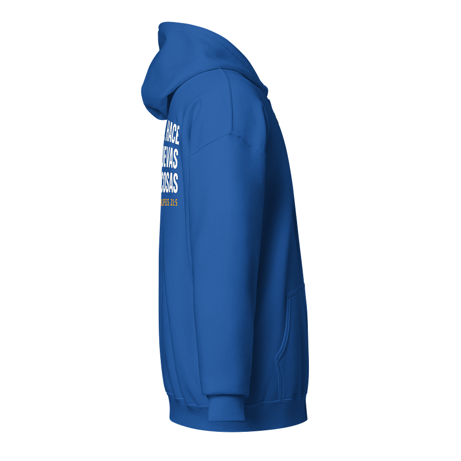 Sudadera Unisex con Capucha y Cremallera | Él hace nuevas las cosas product image (4)