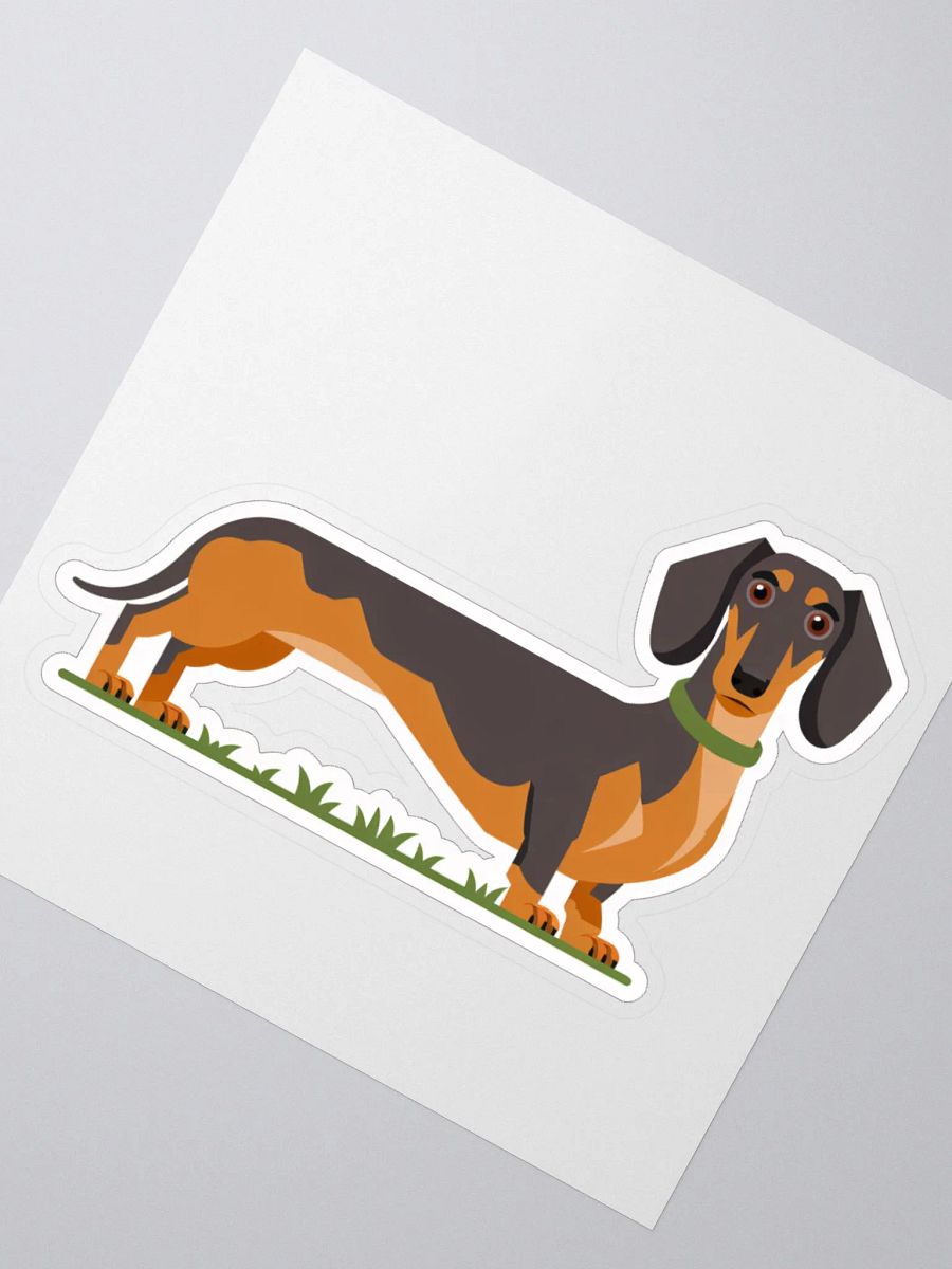 Dachshund Vinyl Sticker - Cute Wiener Dog Design product image (6)