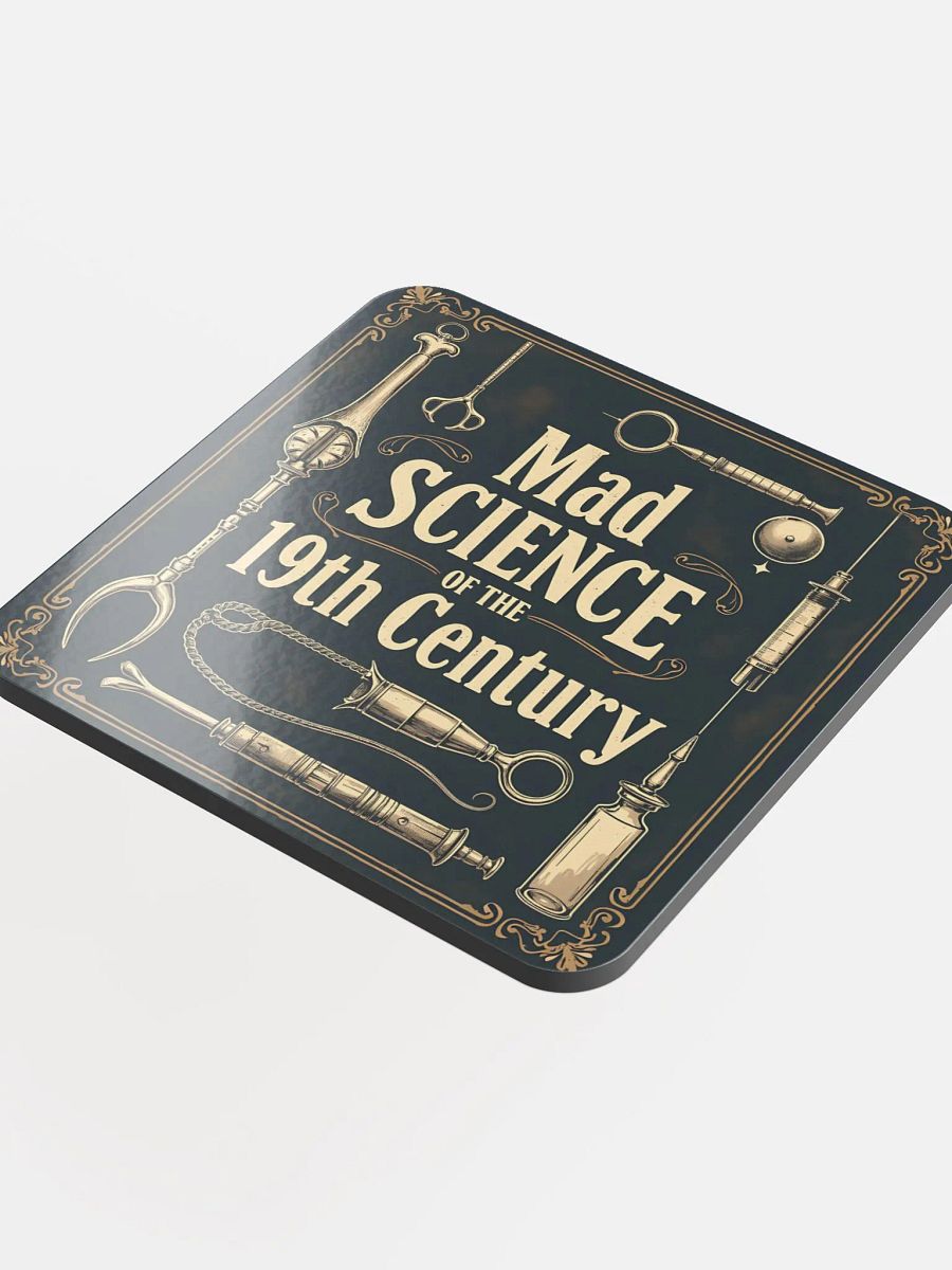 Mad Science of the 19th Century Cork Coaster Set product image (4)
