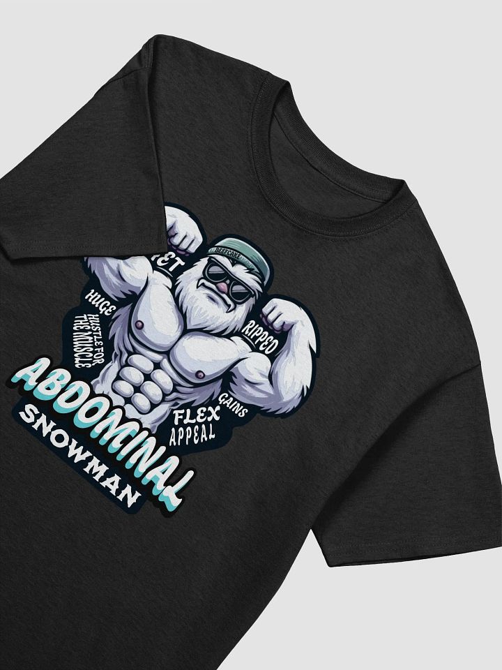 Abdominal Snowman Tee: Chill Vibes, Huge Gains! product image (2)