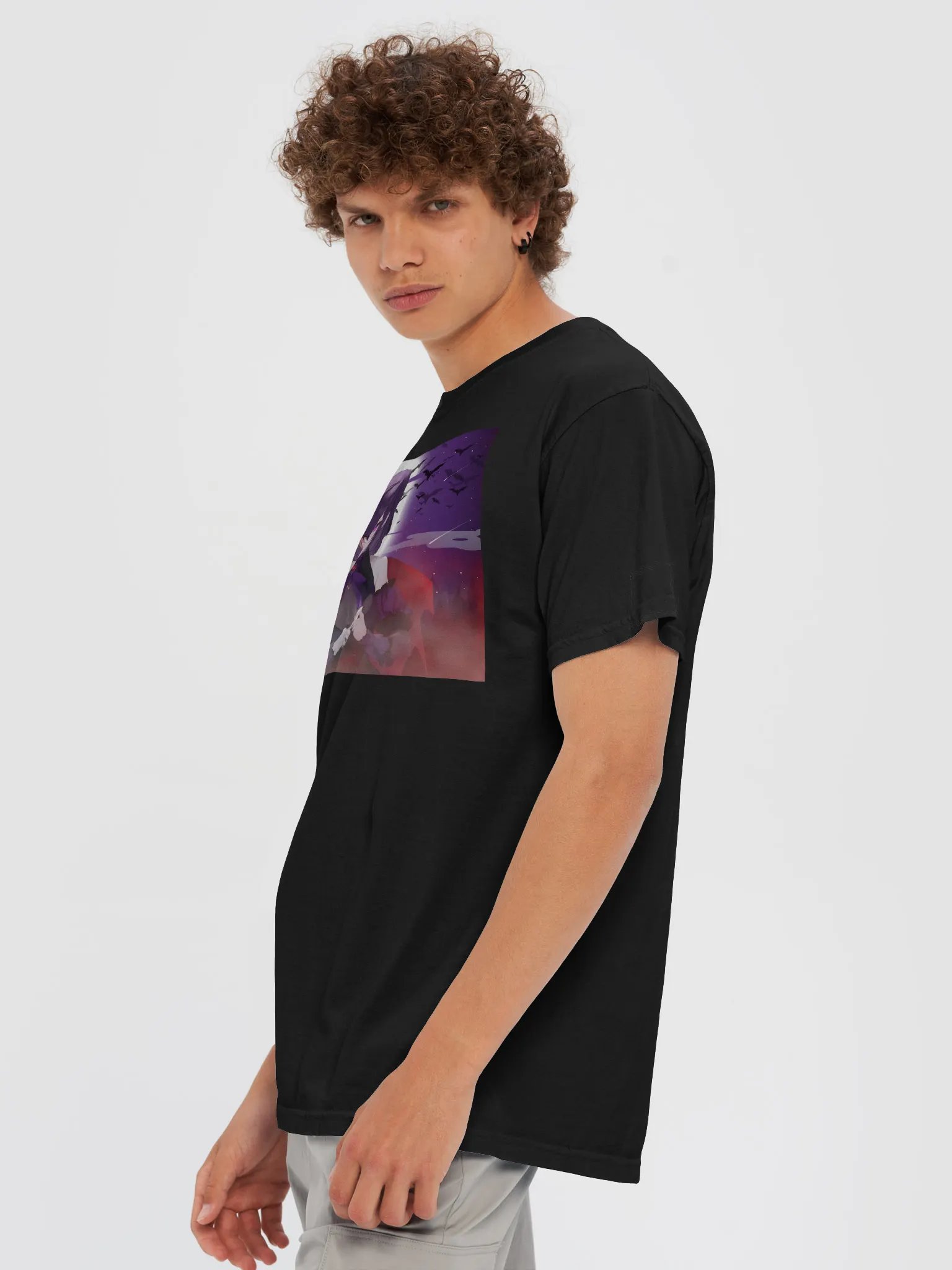 Midnight Gothic Anime T-Shirt product image (6)
