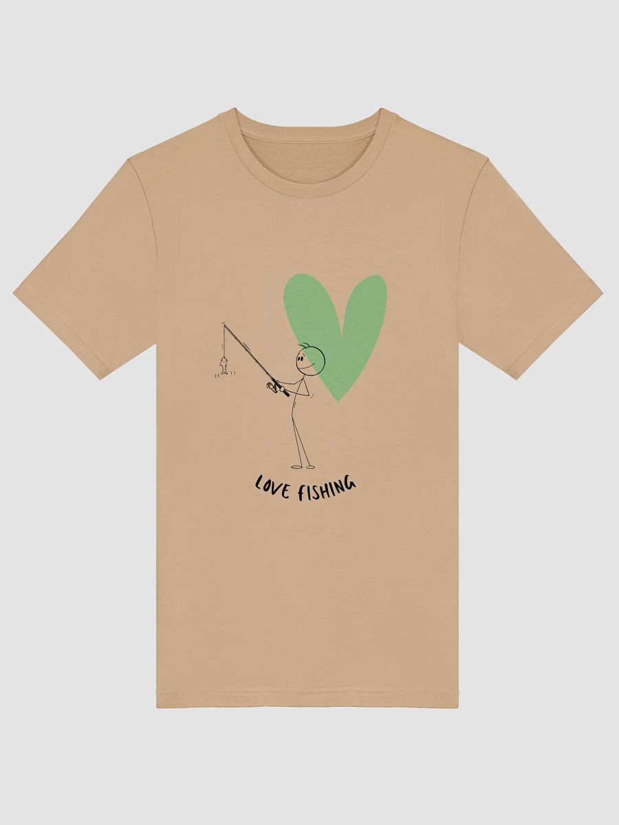 Love Fishing Heart Cartoon Supersoft T-Shirt product image (1)