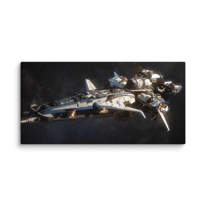 Art Print - Rail Gun Ship product image (1)